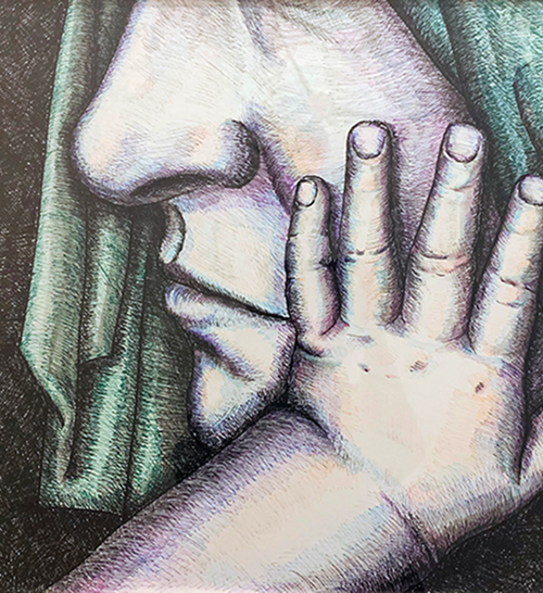 Isidora Ivanović – Otkrij Svoje Lice, 70×50 cm, 2021